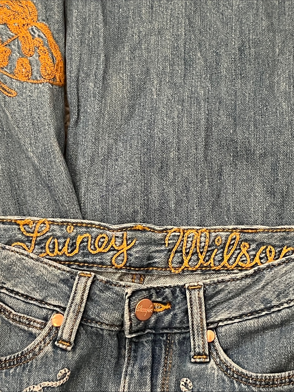 Like New Wrangler X Lainey Wilson High Rise Jeans - Picture 8 of 9